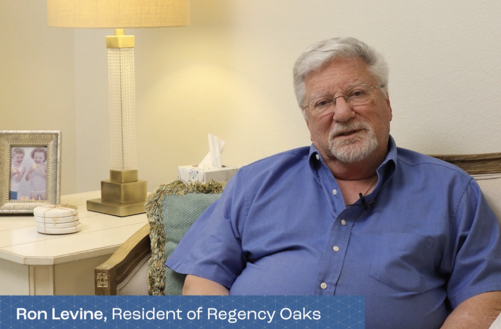 Ron Levine: resident of Regency Oaks